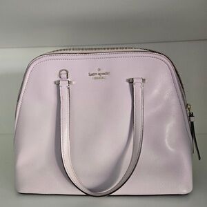 Kate Spade | Medium Dome-Blush Pink Pebbled Leather Satchel Top Handle Purse
